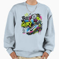 Neon Color Splash Soccer Glory Sweatshirt - Graphic Print Men Women - T-Shirt, Sweatshirt, Hoodie