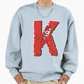 Initials K Sweatshirt - Aesthetic Graphic Men Women - T-Shirt, Sweatshirt, Hoodie