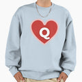 I Heart Q Sweatshirt - Streetwear Style Men Women - T-Shirt, Sweatshirt, Hoodie