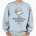 Best Baseball Coach Ever Sweatshirt - Minimalist Print Men Women - T-Shirt, Sweatshirt, Hoodie