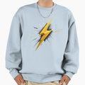 Dynamic Lightning Bolt Crackling Sweatshirt - Unique Graphic for Adults - T-Shirt, Sweatshirt, Hoodie