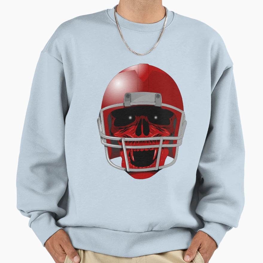 Football Vampire Sweatshirt - Graphic Print Men Women - T-Shirt, Sweatshirt, Hoodie