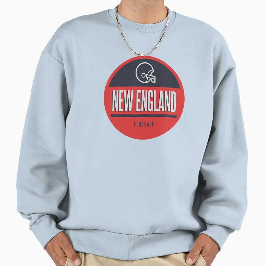 New England Football Sweatshirt - Custom Art Print Unisex - T-Shirt, Sweatshirt, Hoodie