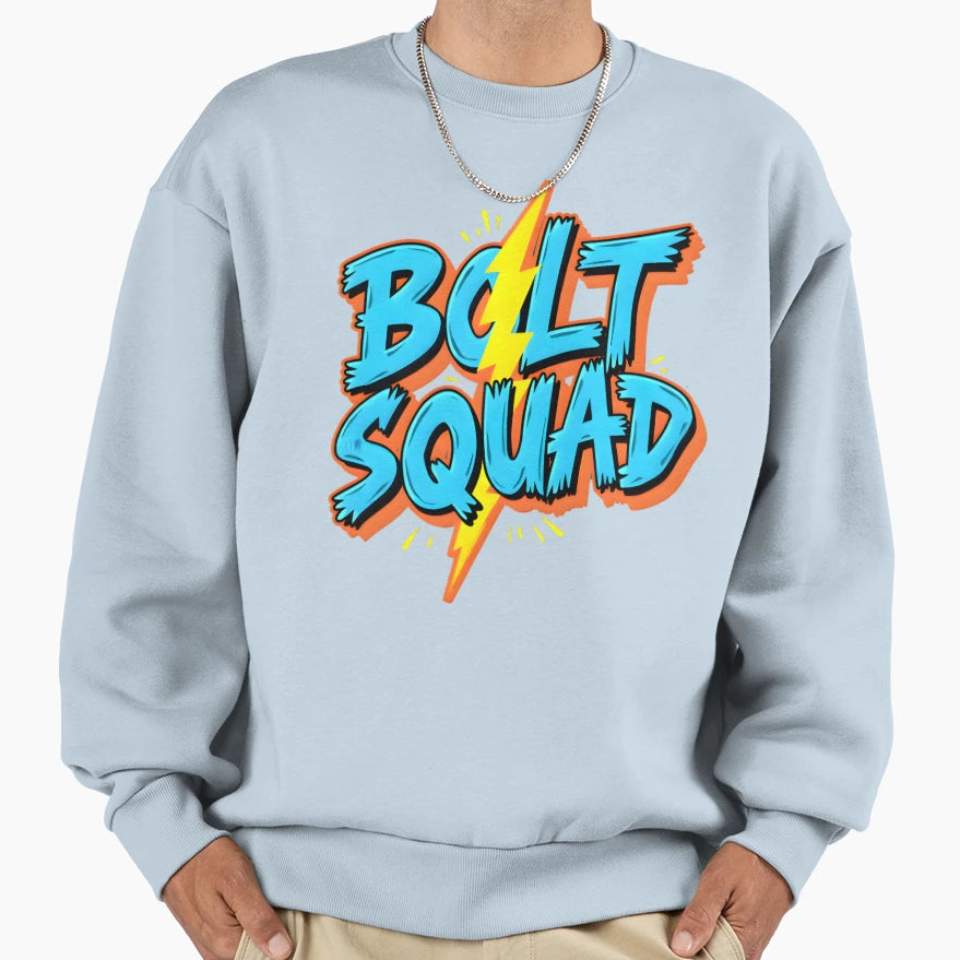 Thunderbolt Bolt Squad Sweatshirt - Graphic Print Unisex - T-Shirt, Sweatshirt, Hoodie