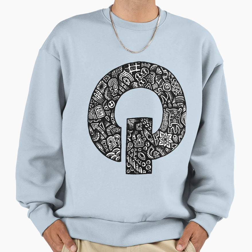 Killer Q Sweatshirt - Minimalist Print for Adults - T-Shirt, Sweatshirt, Hoodie