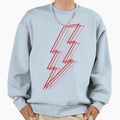 Red Lightning Sweatshirt - Novelty Apparel Men Women - T-Shirt, Sweatshirt, Hoodie