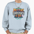 My Quarerback Is Due Time Mom Sweatshirt - Casual Everyday Wear for Adults - T-Shirt, Sweatshirt, Hoodie