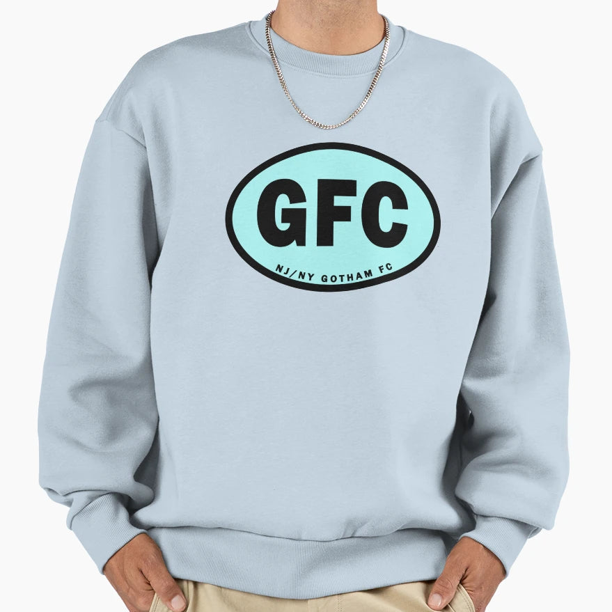 Gotham Fc Colorful Oval Sweatshirt - Casual Everyday Wear Unisex - T-Shirt, Sweatshirt, Hoodie