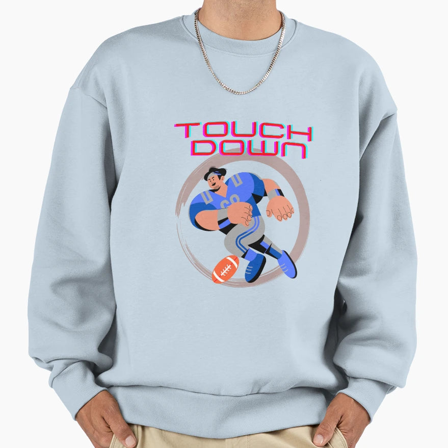 Football Sweatshirt - Casual Everyday Wear Men Women - T-Shirt, Sweatshirt, Hoodie