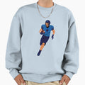 American Football Cartoon Sweatshirt - Minimalist Print Men Women - T-Shirt, Sweatshirt, Hoodie