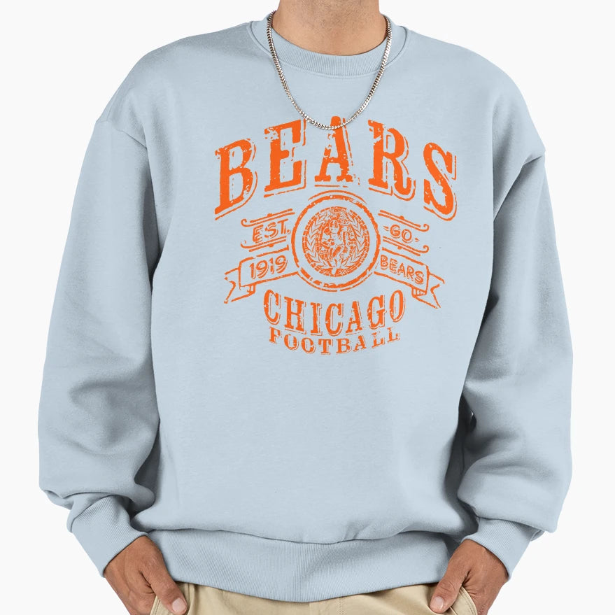 Bears Football Sweatshirt - Custom Art Print for Adults - T-Shirt, Sweatshirt, Hoodie
