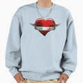 Italia Italy Soccer Heart Sweatshirt - Novelty Apparel Unisex - T-Shirt, Sweatshirt, Hoodie