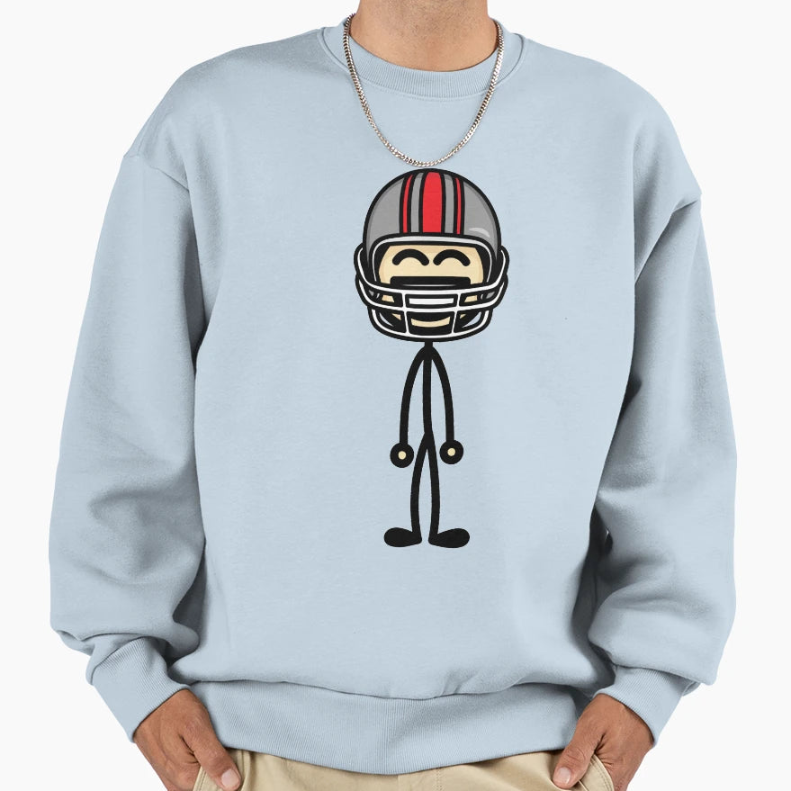 Football Guy 2 Sweatshirt - Streetwear Style Men Women - T-Shirt, Sweatshirt, Hoodie