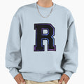 R Varsity Letter Sweatshirt - Casual Everyday Wear Unisex - T-Shirt, Sweatshirt, Hoodie