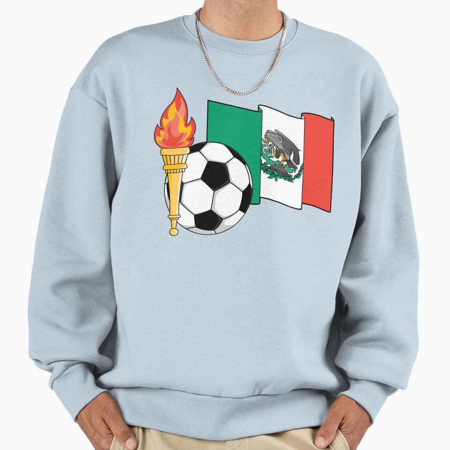 Mexico Soccer Sweatshirt - Aesthetic Graphic Unisex - T-Shirt, Sweatshirt, Hoodie