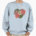 Monogram Q Pretty Heart Sweatshirt - Trendy Graphic Men Women - T-Shirt, Sweatshirt, Hoodie
