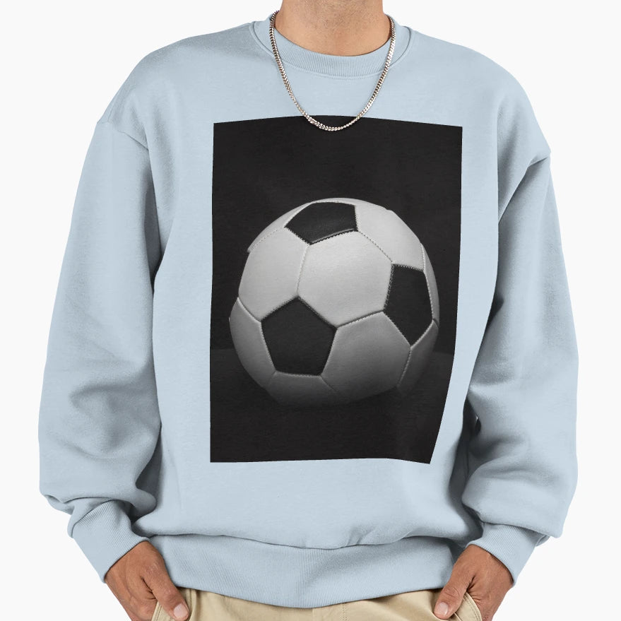Soccer Ball Sweatshirt - Minimalist Print Men Women - T-Shirt, Sweatshirt, Hoodie