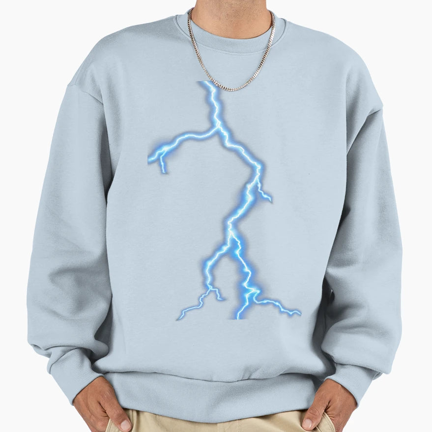 Lightning Sweatshirt - Minimalist Print for Adults - T-Shirt, Sweatshirt, Hoodie