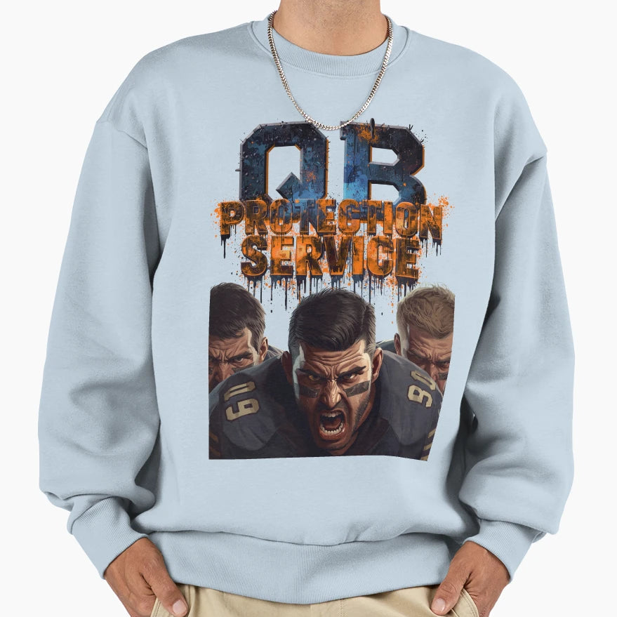 Offensive Line Qb Protection T-Shirt - Aesthetic Graphic Unisex - T-Shirt, Sweatshirt, Hoodie