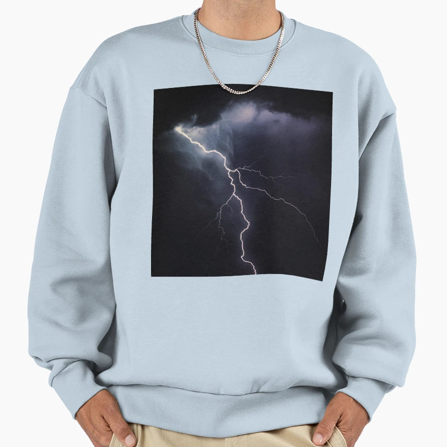 Lightning Storm Sweatshirt - Trendy Graphic Men Women - T-Shirt, Sweatshirt, Hoodie