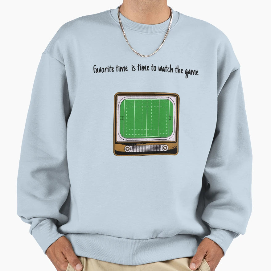 Time Match Sweatshirt - Aesthetic Graphic for Adults - T-Shirt, Sweatshirt, Hoodie