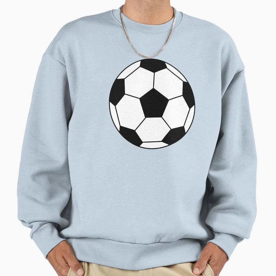 Soccer Ball Sweatshirt - Custom Art Print Men Women - T-Shirt, Sweatshirt, Hoodie
