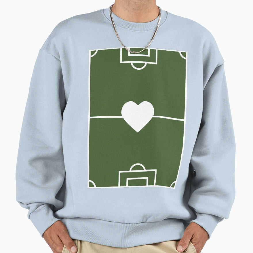Football Love Field Sweatshirt - Custom Art Print Men Women - T-Shirt, Sweatshirt, Hoodie
