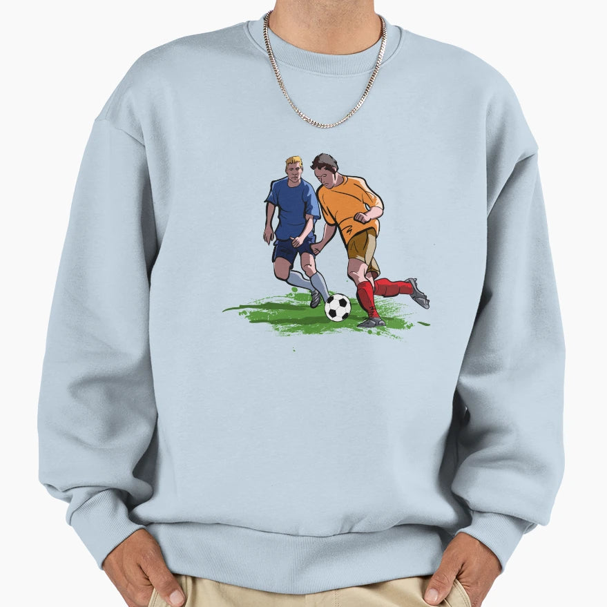 Soccer Player Sweatshirt - Trendy Graphic Unisex - T-Shirt, Sweatshirt, Hoodie