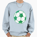 Green Soccer Ball Sweatshirt - Custom Art Print Unisex - T-Shirt, Sweatshirt, Hoodie