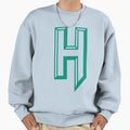 Modern Capital Letter H Sweatshirt - Custom Art Print Unisex - T-Shirt, Sweatshirt, Hoodie