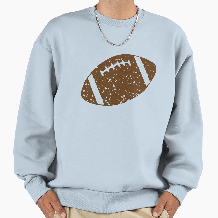 Football Sweatshirt - Casual Everyday Wear Men Women - T-Shirt, Sweatshirt, Hoodie