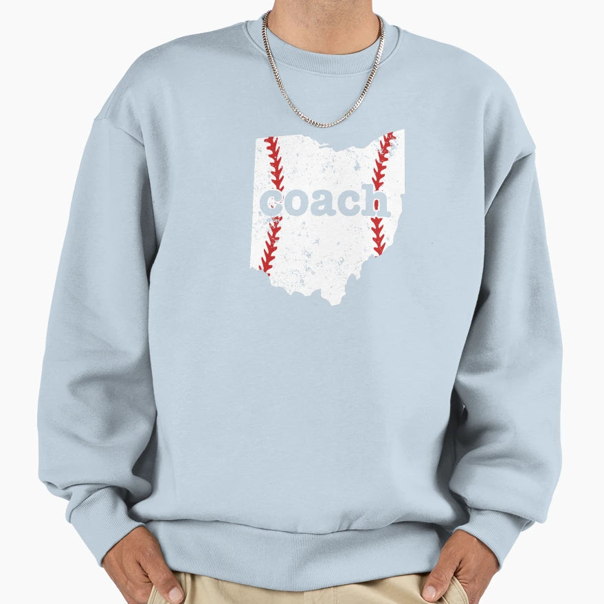 Ohio Baseball Coach Softball Coach T-Shirt - Streetwear Style Men Women - T-Shirt, Sweatshirt, Hoodie