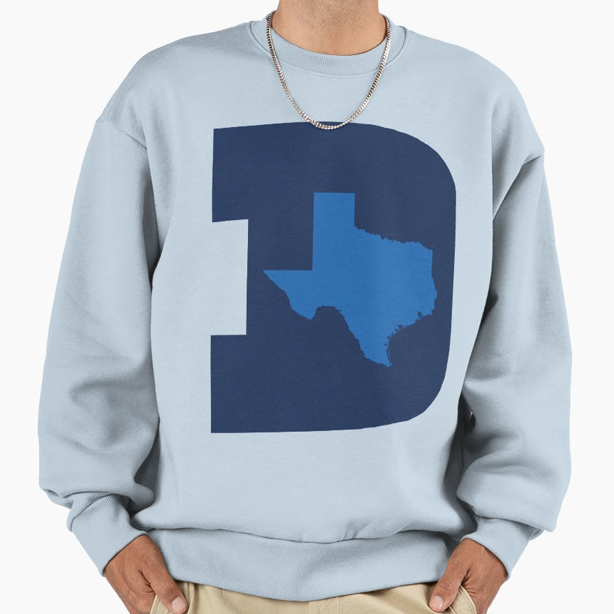 D Texas B Ball Blues Sweatshirt - Trendy Graphic Unisex - T-Shirt, Sweatshirt, Hoodie