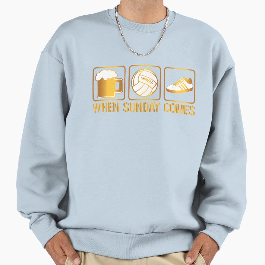 When Sunday Comes Ultras Casuals Sweatshirt - Unique Graphic for Adults - T-Shirt, Sweatshirt, Hoodie