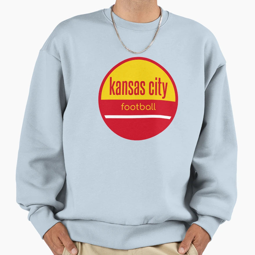 Kansas City Football Sweatshirt - Fun Novelty Design for Adults - T-Shirt, Sweatshirt, Hoodie