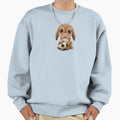 Bunny Football Soccer Ball Sweatshirt - Unique Graphic Unisex - T-Shirt, Sweatshirt, Hoodie