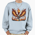Fire Football Ignite Passion Game Sweatshirt - Trendy Graphic Unisex - T-Shirt, Sweatshirt, Hoodie