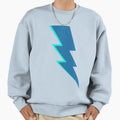 Blue Lightning Sweatshirt - Custom Art Print for Adults - T-Shirt, Sweatshirt, Hoodie