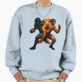 Football Bear And Wrestling Tiger Sweatshirt - Custom Art Print Men Women - T-Shirt, Sweatshirt, Hoodie