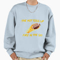 Hot Toss Up Fire Sky Football Sweatshirt - Streetwear Style for Adults - T-Shirt, Sweatshirt, Hoodie