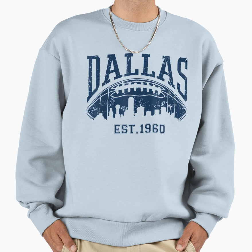 Dallas Football Sweatshirt - Trendy Graphic Unisex - T-Shirt, Sweatshirt, Hoodie