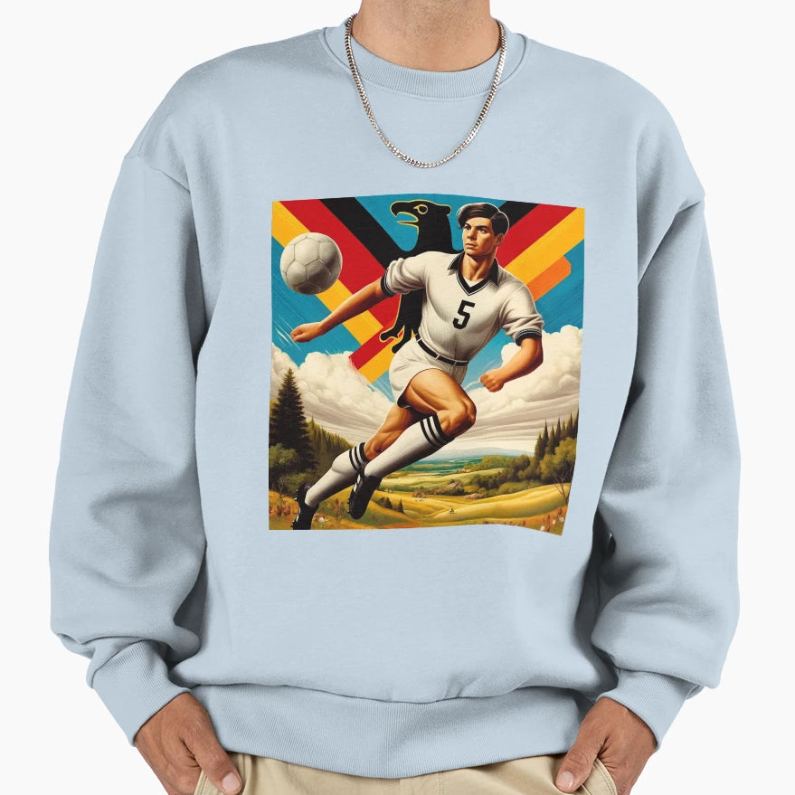 Germany Football Art Sweatshirt - Fun Novelty Design Men Women - T-Shirt, Sweatshirt, Hoodie