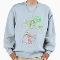 Green Red Football Player Hold Sweatshirt - Casual Everyday Wear Men Women - T-Shirt, Sweatshirt, Hoodie