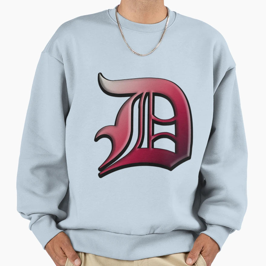 Letter D Sweatshirt - Minimalist Print Unisex - T-Shirt, Sweatshirt, Hoodie