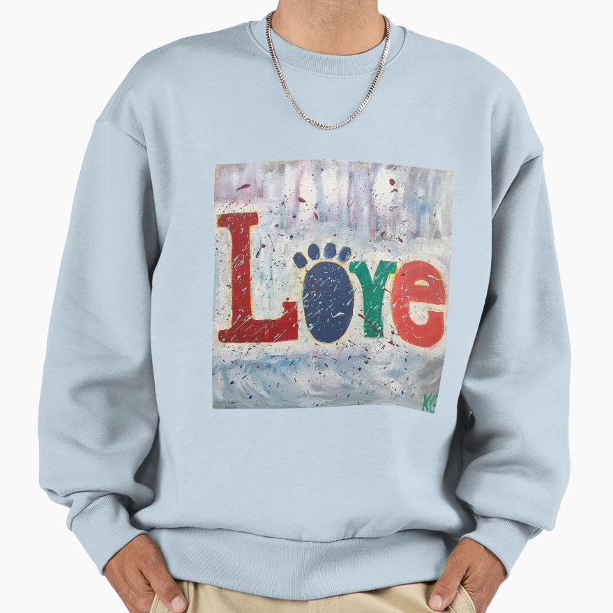 Animal Love Sweatshirt - Fun Novelty Design Men Women - T-Shirt, Sweatshirt, Hoodie