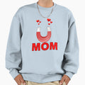 Mom Is Magnet Hearts Sweatshirt - Minimalist Print Men Women - T-Shirt, Sweatshirt, Hoodie