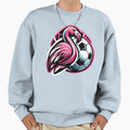 Flamingo Soccer Fusion Sweatshirt - Unique Graphic Unisex - T-Shirt, Sweatshirt, Hoodie