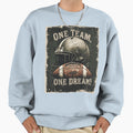 One Team One Dream Distressed Grunge T-Shirt - Aesthetic Graphic Men Women - T-Shirt, Sweatshirt, Hoodie