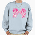 Phi Mu Bow Sweatshirt - Custom Art Print Men Women - T-Shirt, Sweatshirt, Hoodie