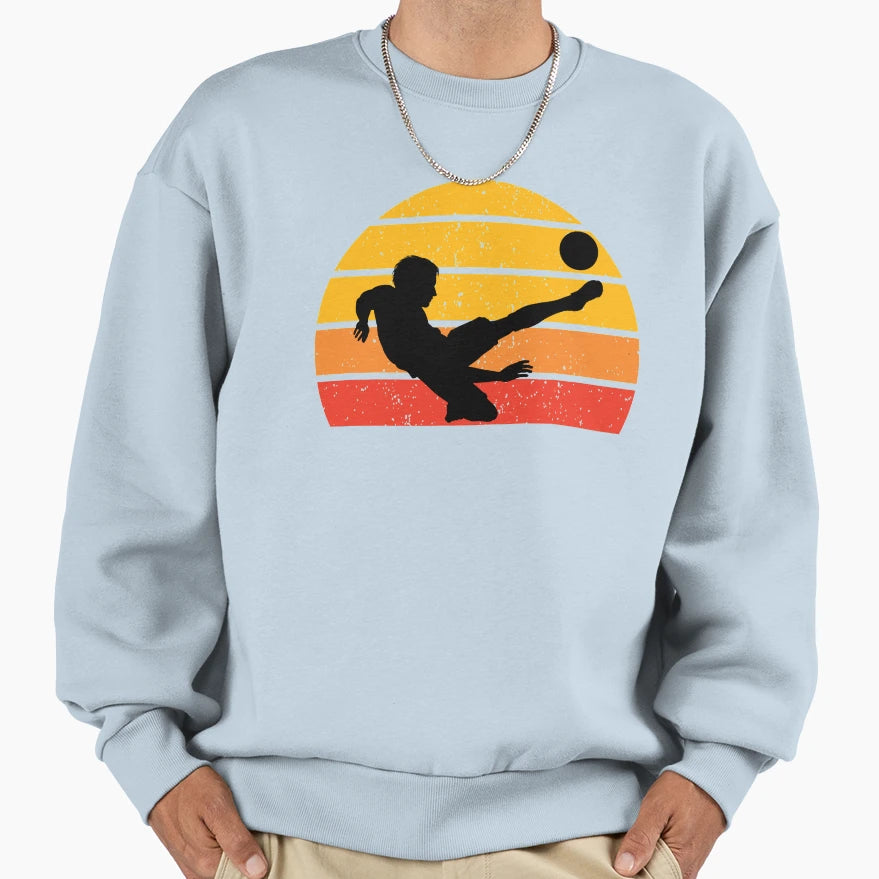 Soccer Sunset Sweatshirt - Trendy Graphic Men Women - T-Shirt, Sweatshirt, Hoodie